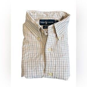 Ralph Lauren Blake Men’s Large Plaid Cotton Button Down Shirt Pony